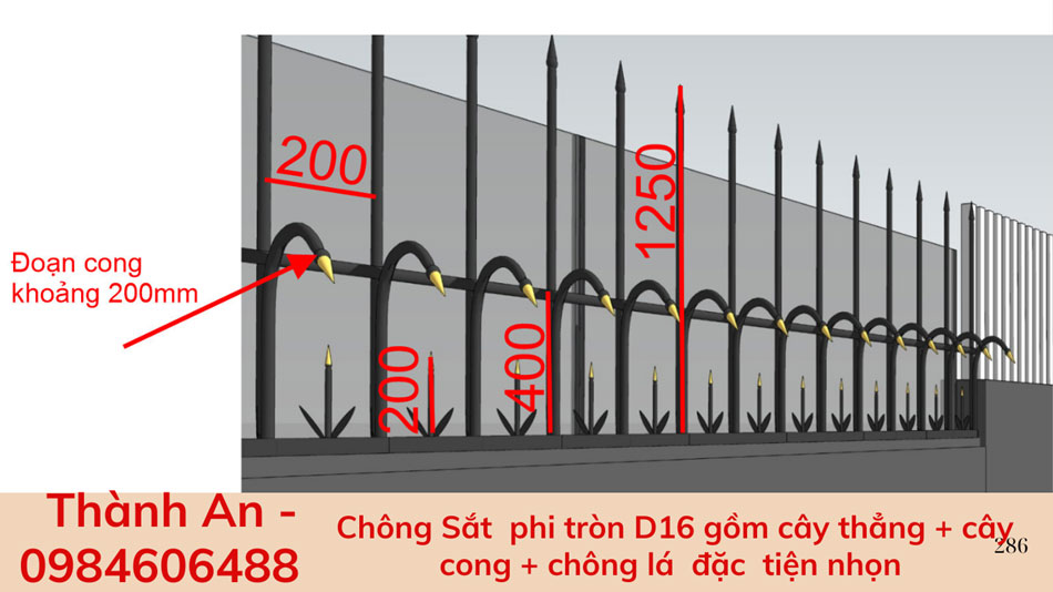 Chông Sắt Thành An 6
