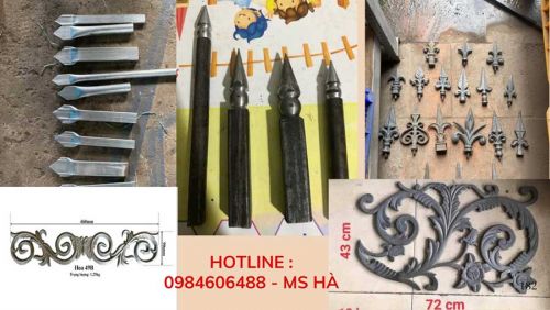 Hoa Văn Sắt Mỹ Thuật,  Hàng Rào Chông Sắt Hộp Tại Bình Định – Phú Yên  