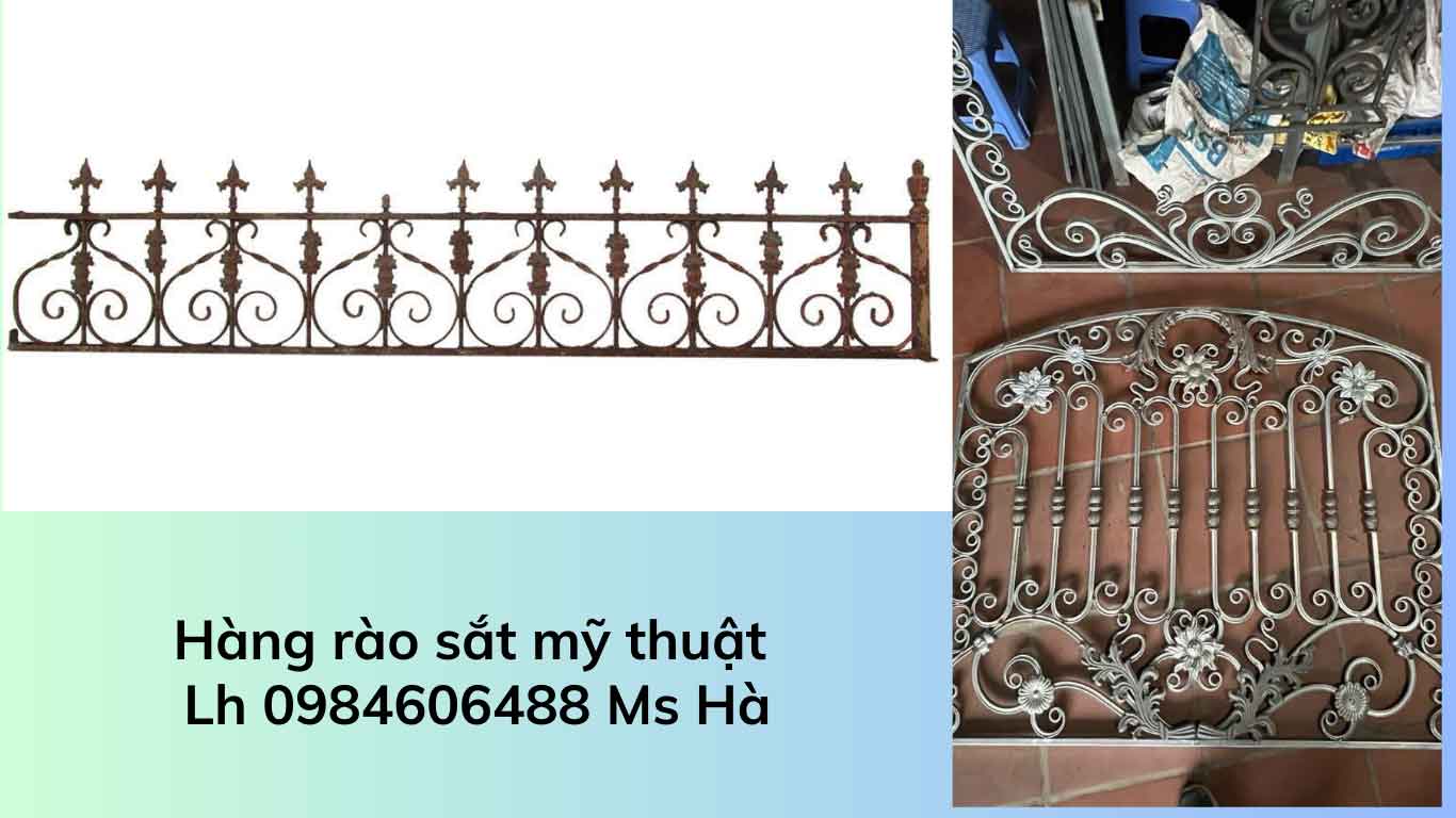 hàng rào sắt mỹ thuật