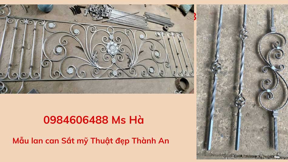 mẫu Hoa văn Sắt mỹ thuật 1