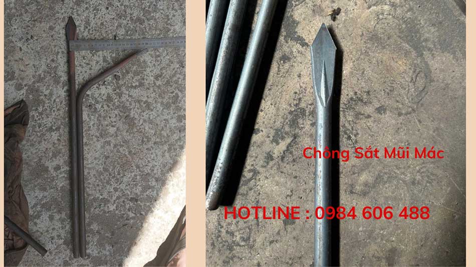 Mũi mác hàng rào sắt