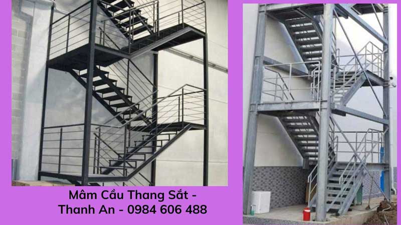 Mâm Cầu Thang Sắt