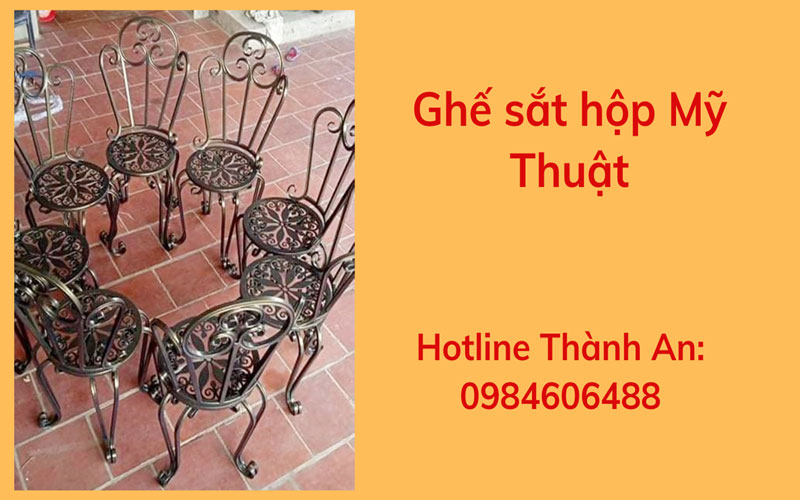 Bàn Ghế Sắt Mỹ Thuật 3