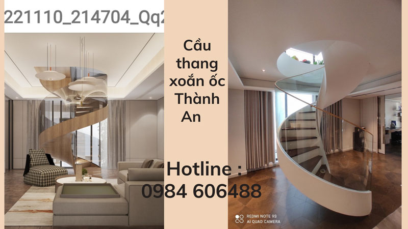 Cầu thang xoắn ốc Tại Thành An