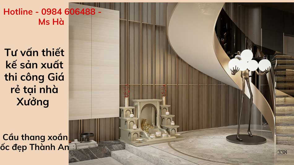 Cầu Thang xoắn ốc Đẹp tại TPHCM