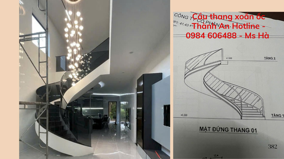 Cầu thang xoắn ốc tphcm