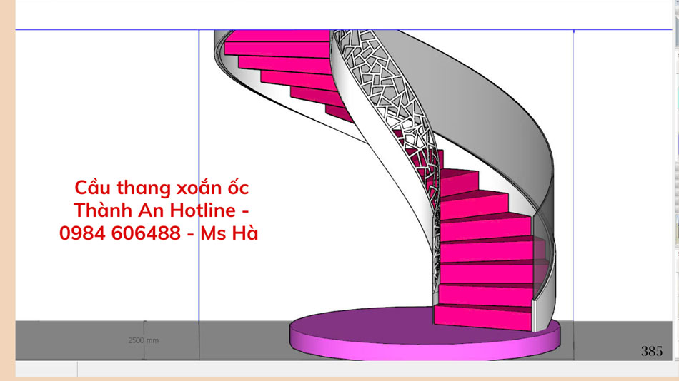 Cầu thang xoắn ốc tphcm