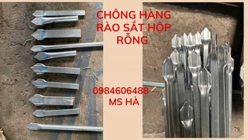 Chông Hàng Rào Sắt Hộp – Mẫu và Báo Giá