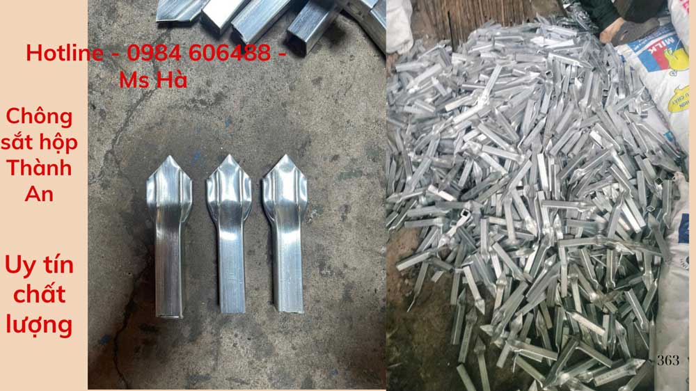 Chông hàng rào sắt hộp 53