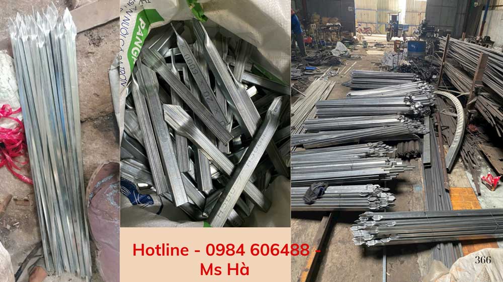 Chông hàng rào sắt hộp 56