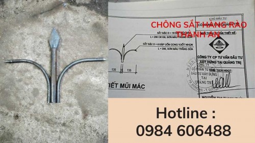 Chông Sắt Đẹp, Phụ Kiện Sắt Mỹ Thuật - Mẫu và Báo Giá Tại Kiên Giang