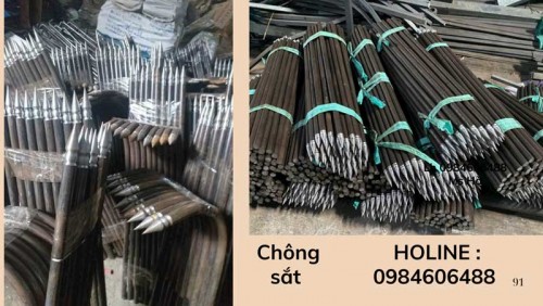 Chông Hàng Rào Sắt Hộp – Chông Sắt Đặc Tại Đồng Nai – Mẫu, Báo Giá