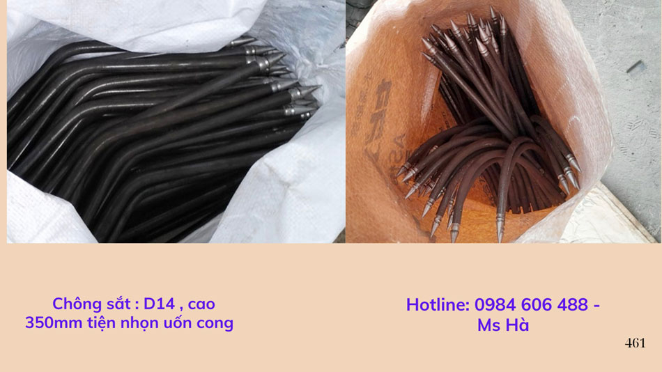 Chông sắt hàng rào 51