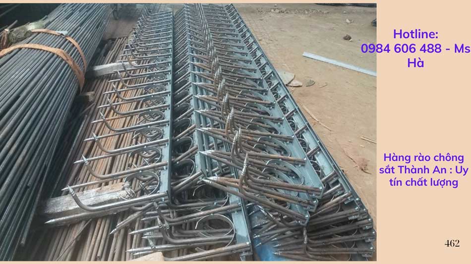 Chông hàng rào sắt 52