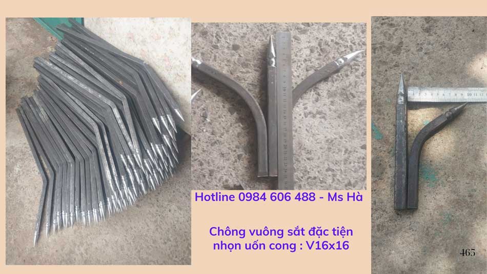 chông sắt hàng rào