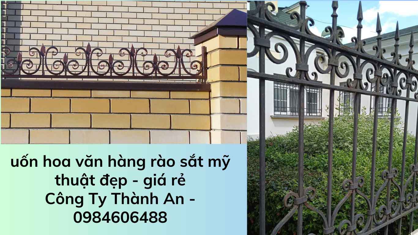 hàng rào sẳt mỹ thuật