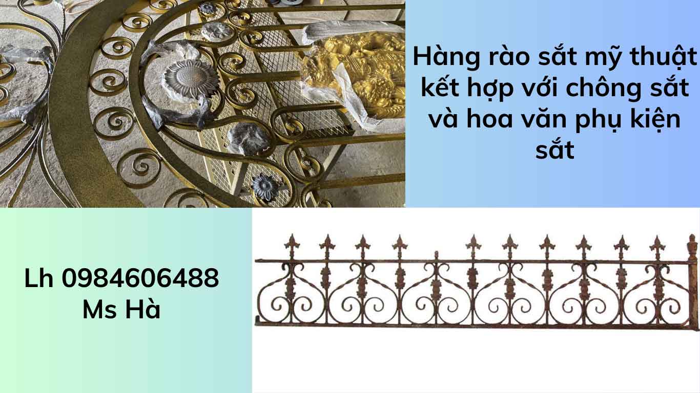 hàng rào sắt mỹ thuật