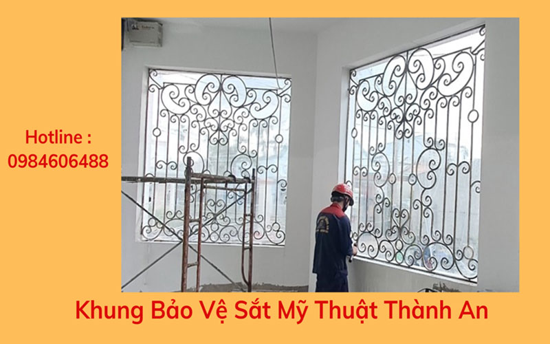 Khung bảo vệ sắt mỹ thuật
