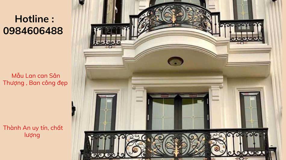 Lan can sân thượng đẹp 5
