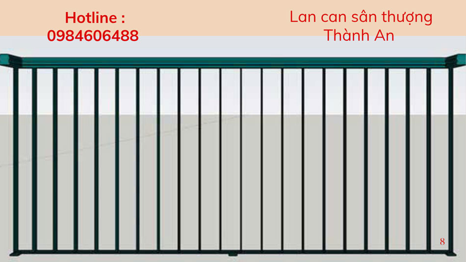 Lan can sân thượng đẹp 8