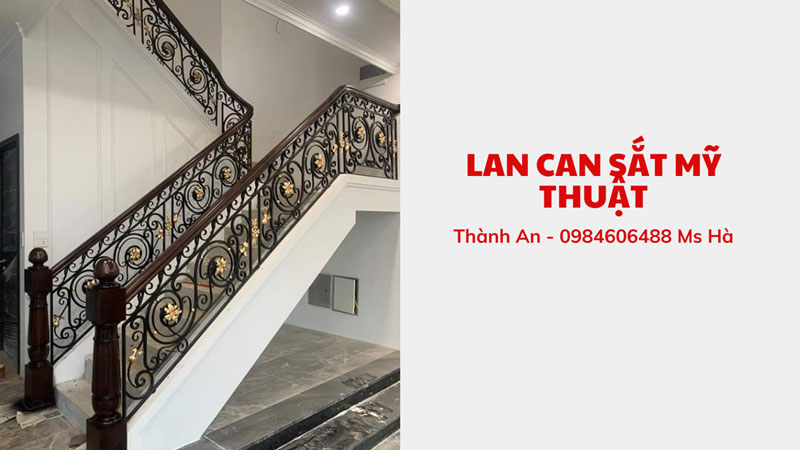 Lan can sắt mỹ thuật