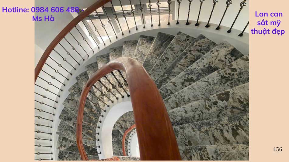 Lan can sắt mỹ thuật 