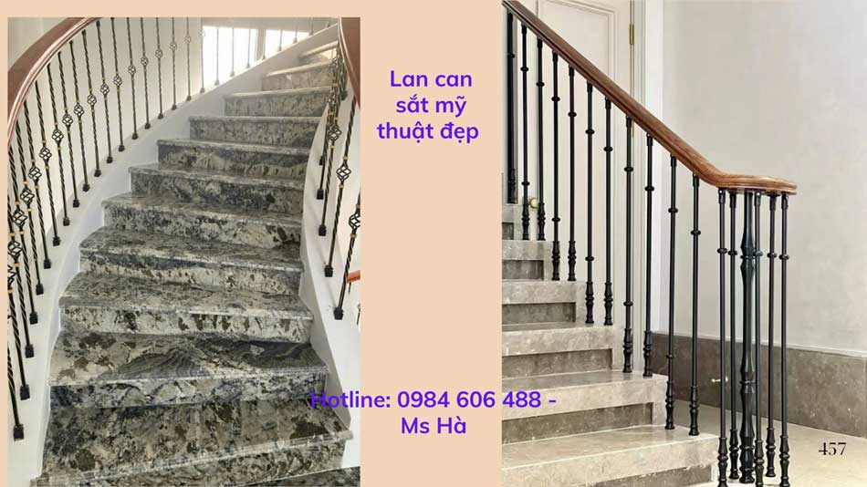 Lan can sắt mỹ thuật 