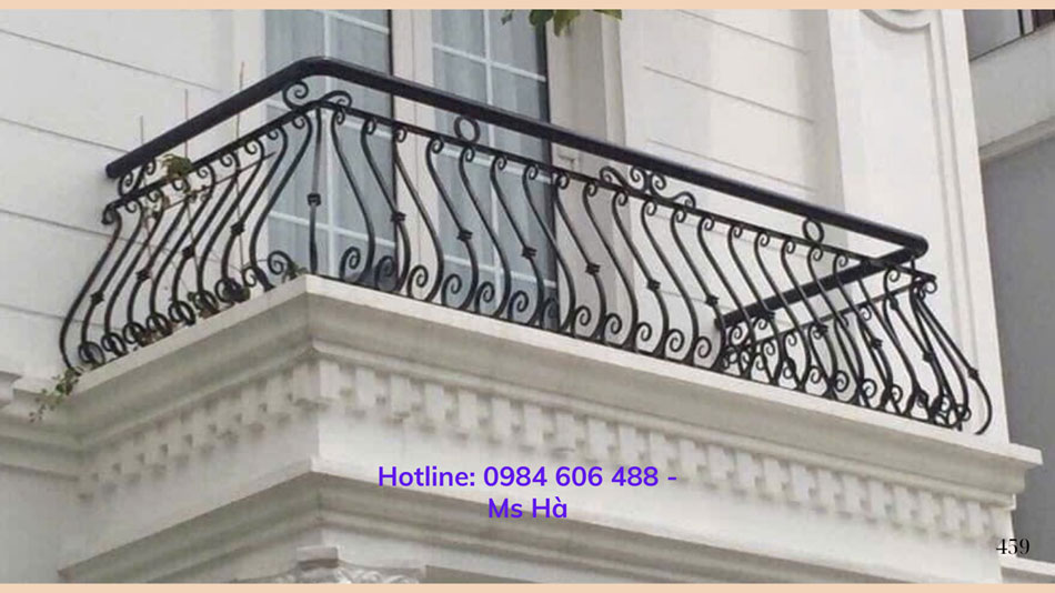 Lan can sắt mỹ thuật 28