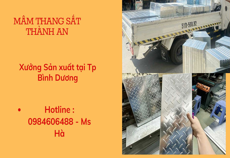 Mâm Cầu Thang sắt Thành An 2