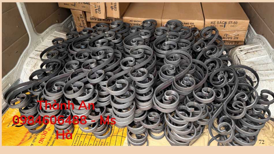 Mẫu Hoa văn Sắt Mỹ Thuật 9