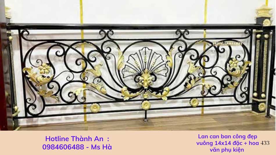 Phụ kiện hoa văn sắt