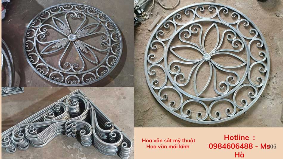 Phụ kiện hoa văn sắt mỹ thuật