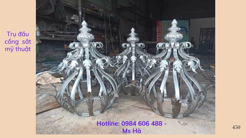 Phụ kiện hoa văn sắt Vũng Tàu