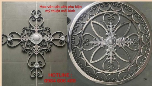 Mẫu Hoa Văn Sắt Mỹ Thuật