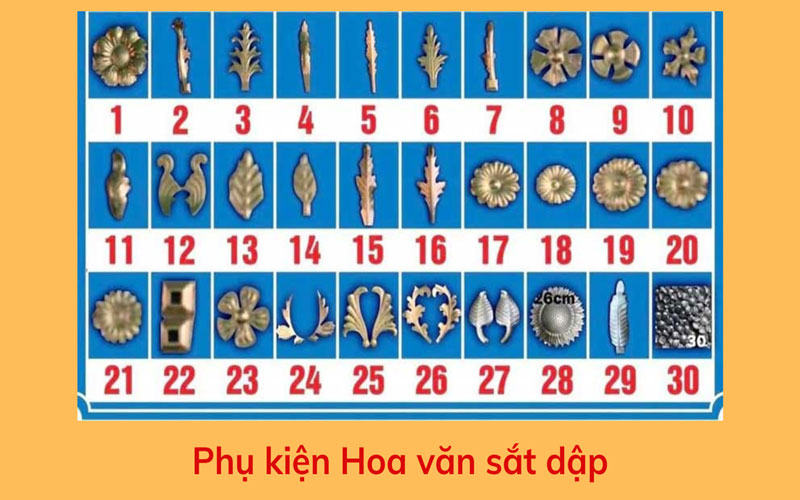 Phụ Kiện Sắt Mỹ Thuật 2
