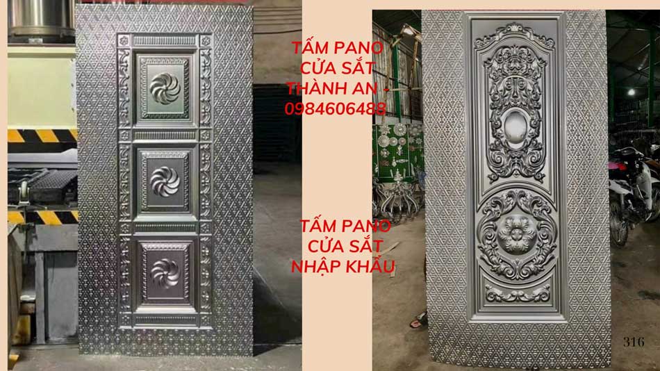 Tấm Pano cửa sắt Thành An 3